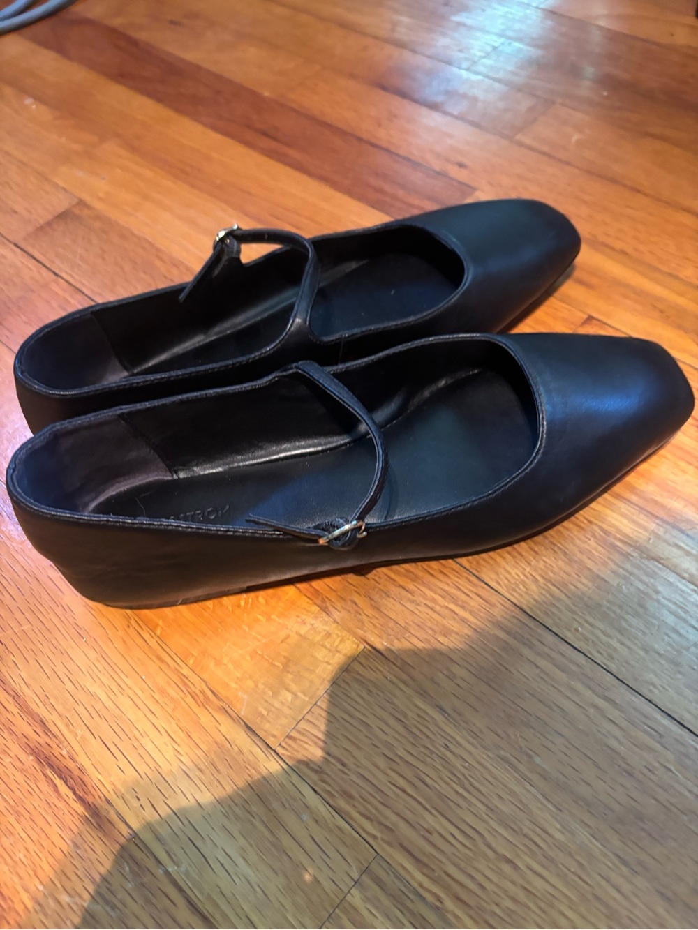 Nordstrom, Maraise Mary Jane Ballet Flat, Black, VGUC, Women's 9